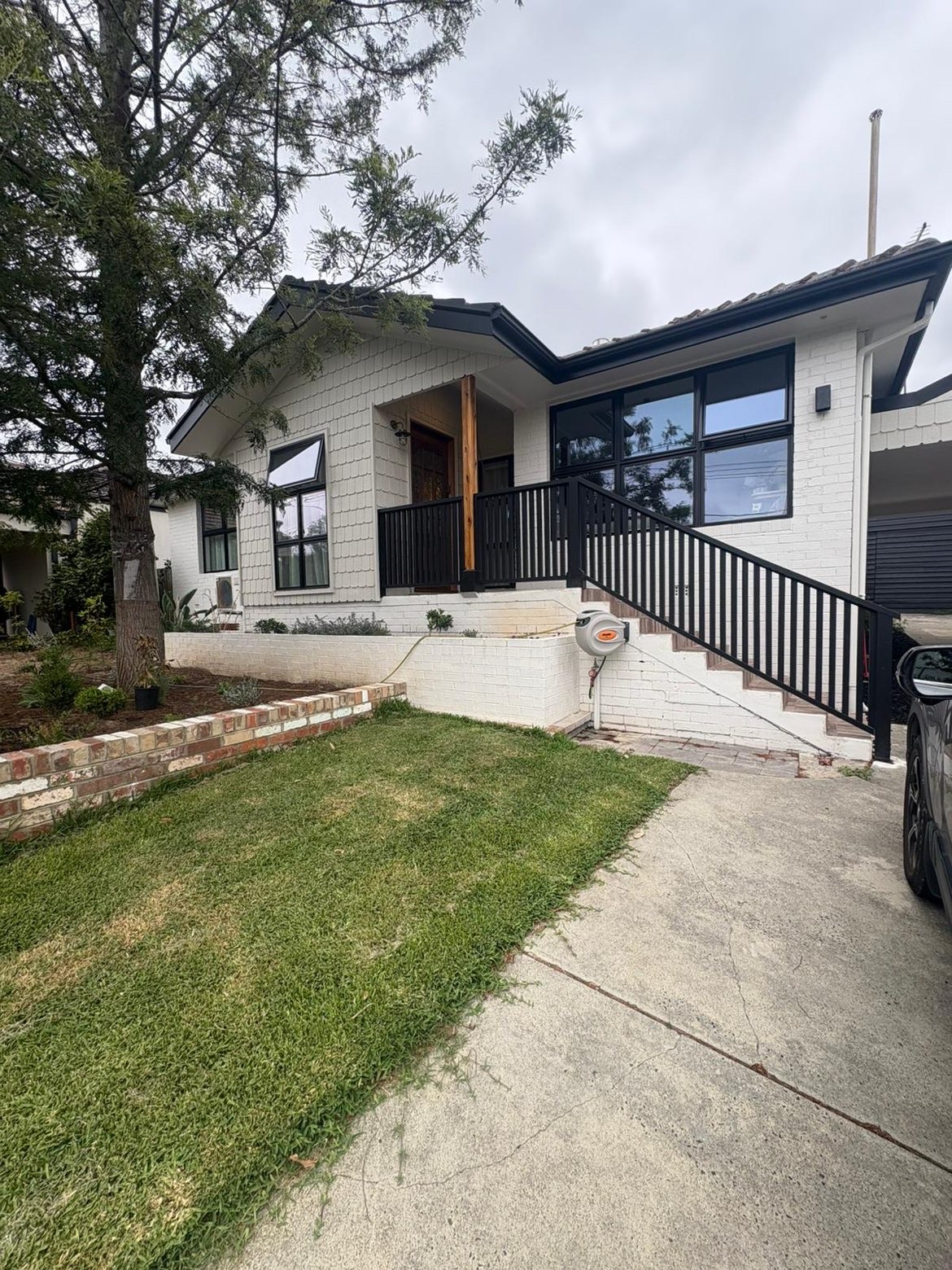 Front porch and staircase